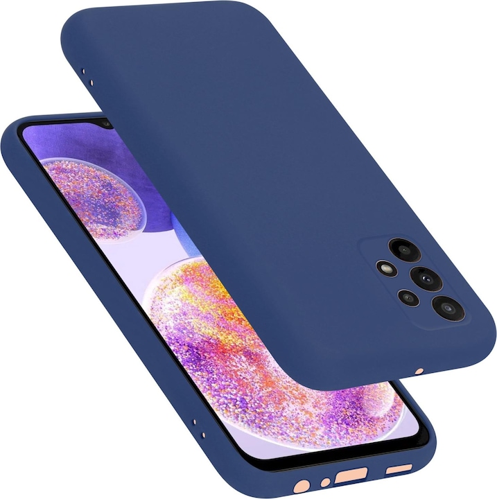 Actual product image Cadorabo TPU Liquid Silicone Case Cover for Samsung Galaxy A23 4G / 5G (Samsung Galaxy A23)