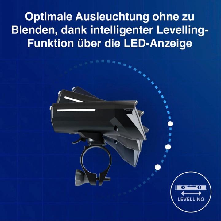 Image du produit Fischer Kit d'éclairage vélo PLUS 110 + TWIN STOP LED Noir