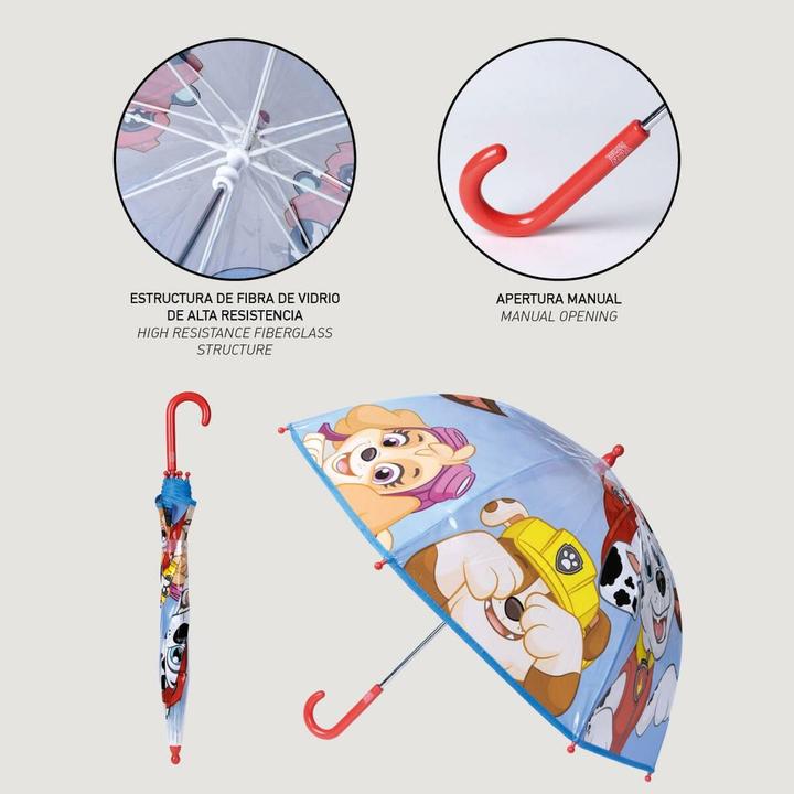 Immagine prodotto Paw Patrol The Regenschirm Bunt Poe Ø 71 Cm 45 Cm
