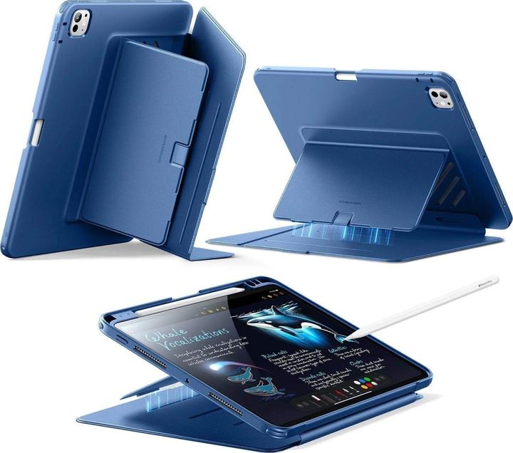 Image du produit ESR - Flip Hybrid (with Pencil Holder) - iPad Pro 11 (2024) / iPad Pro 11 (2025) - Blue (Apple iPad Pro 11 2024, Apple iPad Pro 11 2025)