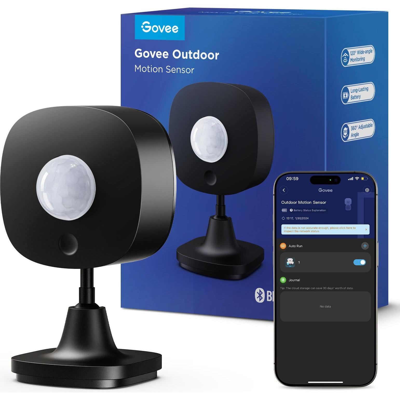 Govee, Rilevatore di movimento, Outdoor Motion Sensor (10 m)