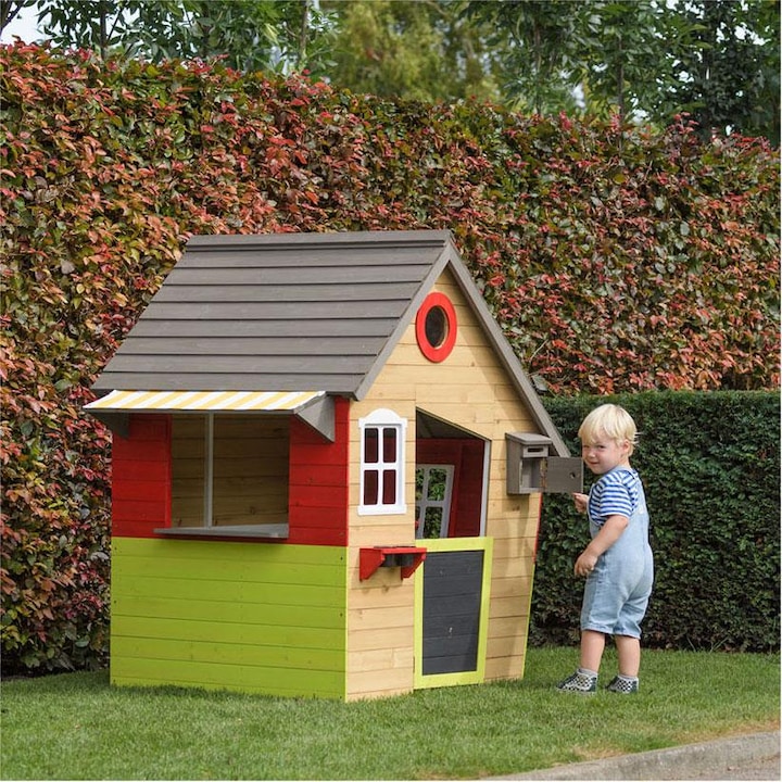Actual product image SwingKing Fairytale wooden playhouse