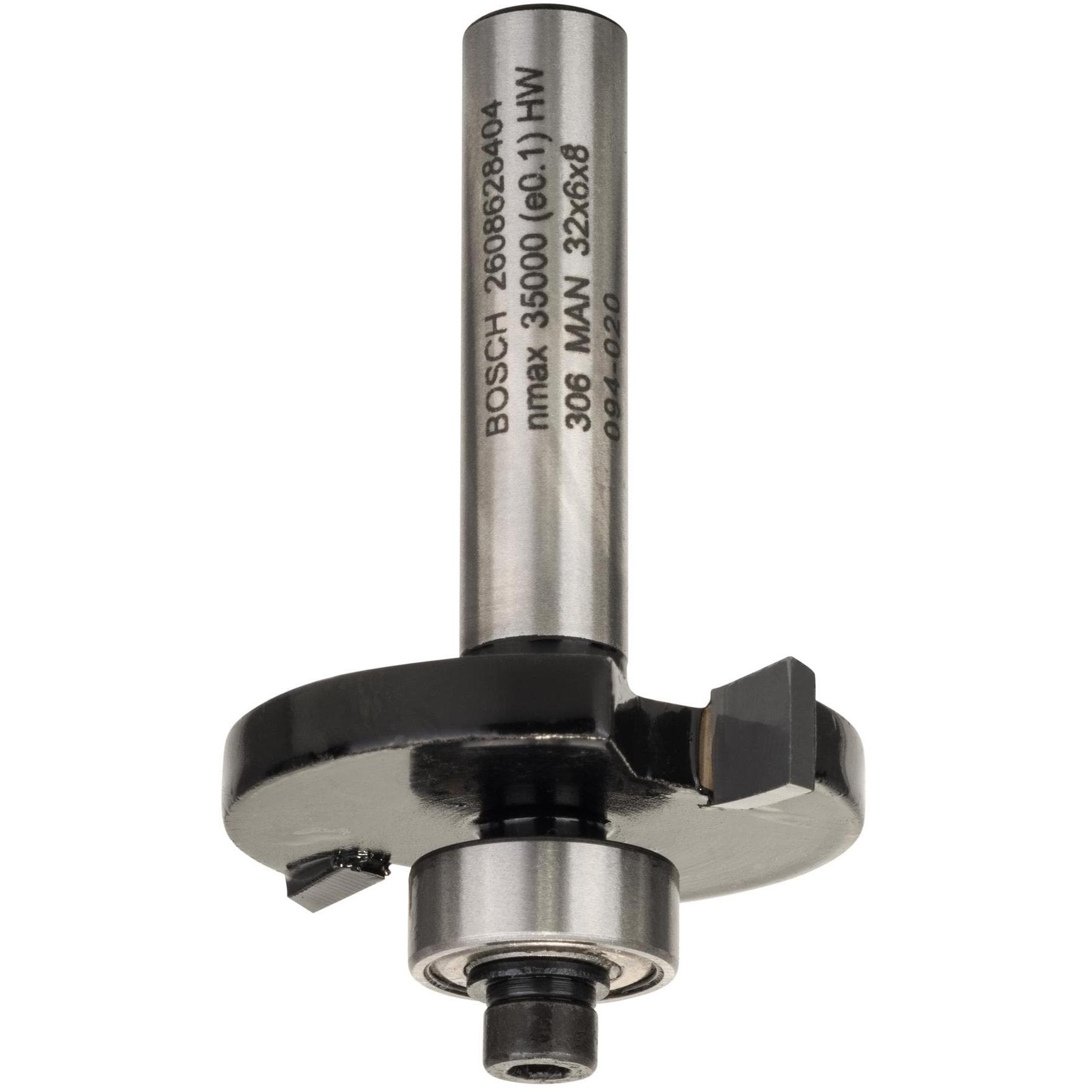 Bosch Professional Zubehör, Fräser, Scheibennutfräser, 8 mm, D1 32 mm, L 6 mm, G 51 mm