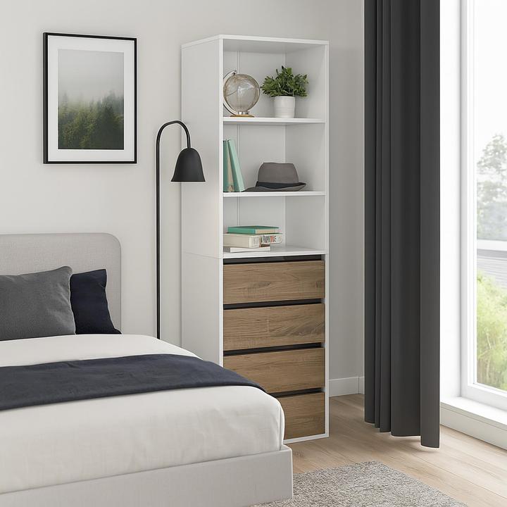 HTI-Line Kommode Nina XXL (50 x 40 x 161 cm)