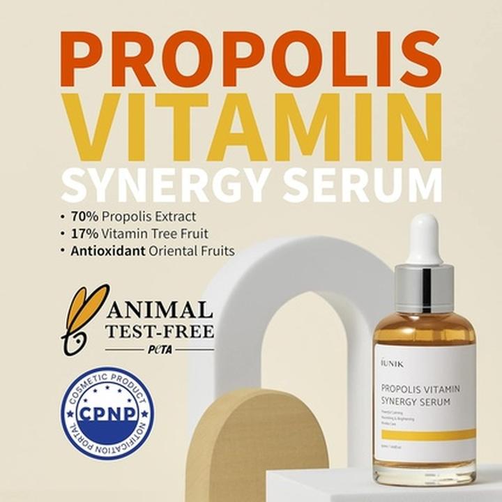 Actual product image iUNIK Propolis Vitamin Synergy Serum (50 ml)