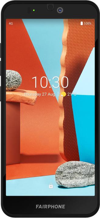 Actual product image Fairphone 3+ (64 GB, Black, 5.65", Dual SIM + SD, 48 Mpx, 4G)