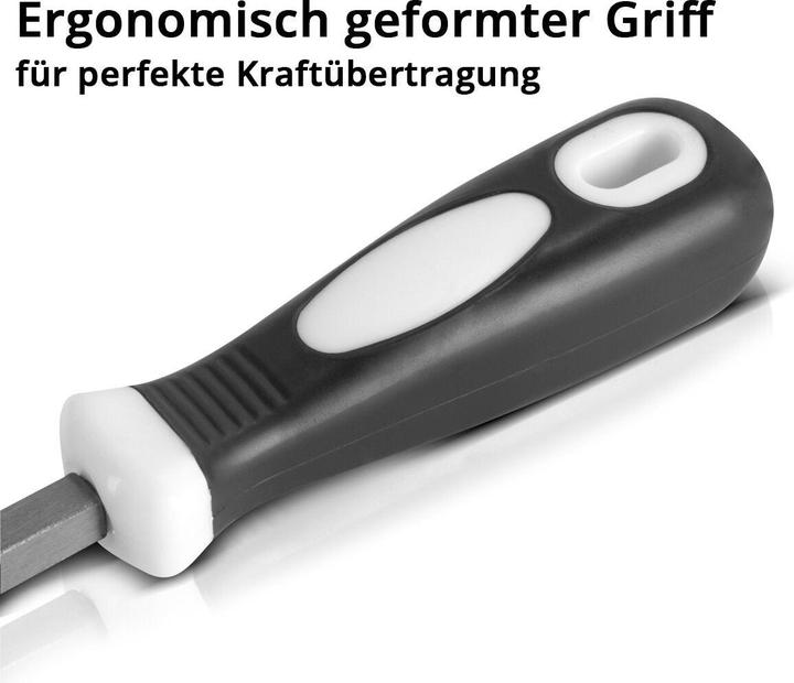 Produktbild Stahlwerk Stahlfeilen 5er Set 200 mm / 8" Raspeln / Metallfeilen / Feilen-Satz (200 mm)