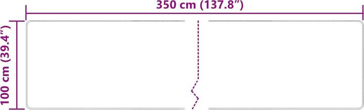 Produktbild vidaXL Läufer Teppich (350 x 100 cm)