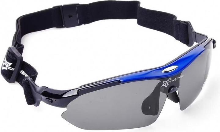 Produktbild Rockbros 10007 polarizing cycling glasses - black and blue (Schwarz und Blau, Schwarz-Blau)
