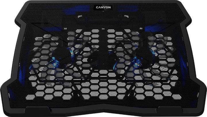 Actual product image Canyon Notebook cooler up to 15.6" 2 fans LED backlight black retail