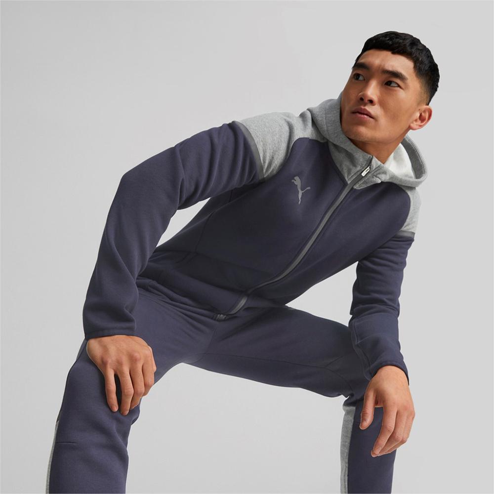 Thumbnail - Puma, Herren, Laufjacke, teamCUP Casuals Hooded Jkt (M), Blau, M