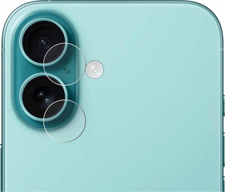 Productafbeelding upscreen Schermbeschermer Schermbeschermfolie Helder Transparant (1 Stuk, Apple iPhone 16)