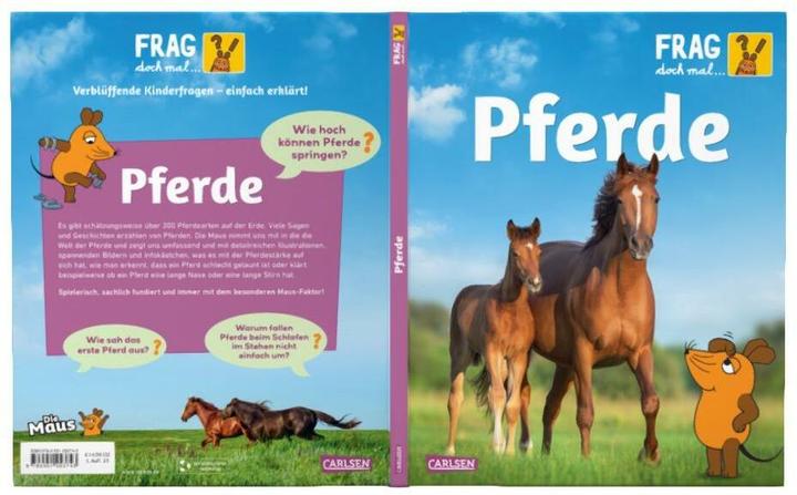 Actual product image Frag doch mal... die Maus: Pferde (German, Daniela nose, Hauke Kock, 2023)