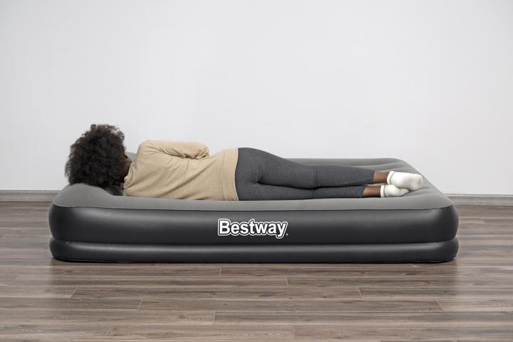Image du produit Bestway Matelas gonflable 2 places Queen Tritech avec pompe USB intégrée 2,03 m x 1,52 m x 36 cm