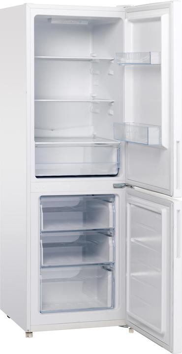 Actual product image Scandomestic SKF 297 W - Fridge-freezer combination - Width: 54 cm - Depth: 55 cm - Height: 159,3 cm - 2 (Stand-alone, 228 l)