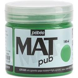 Thumbnail - Pebeo, Künstlerfarbe + Bastelfarbe, Acrylic Mat Pub (Permanentgrün, 140 ml)