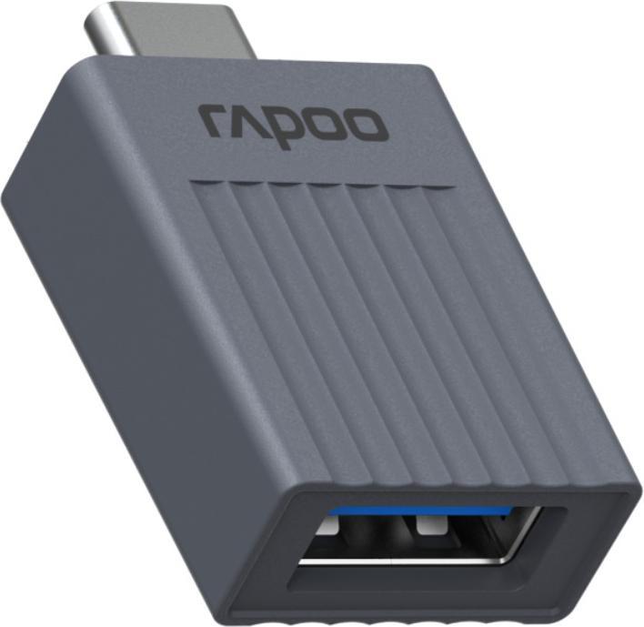 Produktbild Rapoo USB-C Adapter UCA-1011 USB-C auf USB-A, grau (00226492) (USB-C, USB-A)
