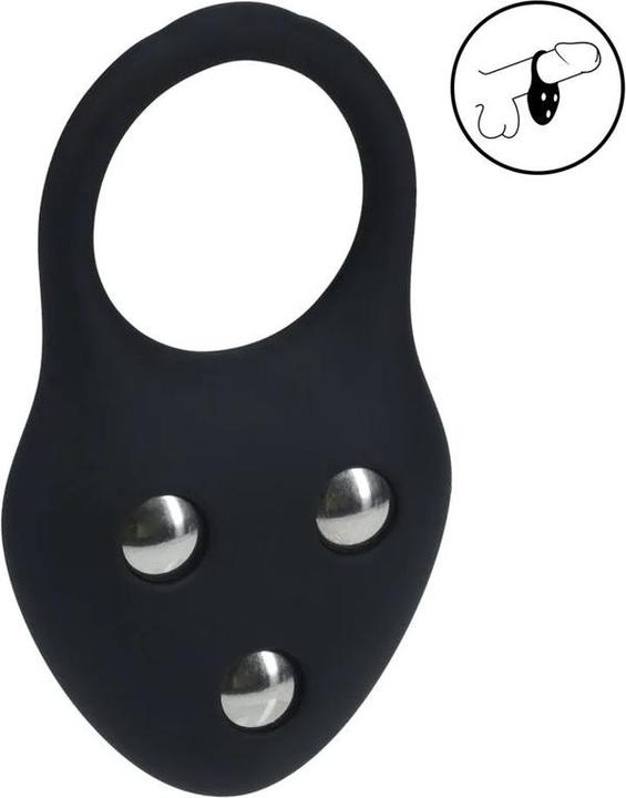 Produktbild Shots Silicone Training Cockring - L - Black (4.30 cm)