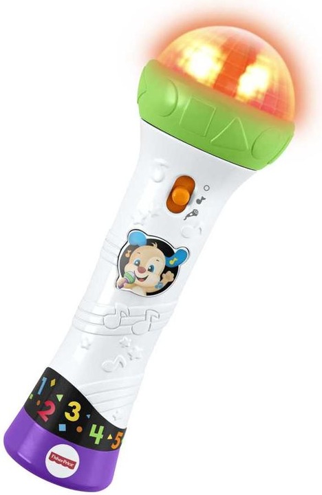 Actual product image Fisher-Price Laugh & Learn Rock & Record Microphone (German)