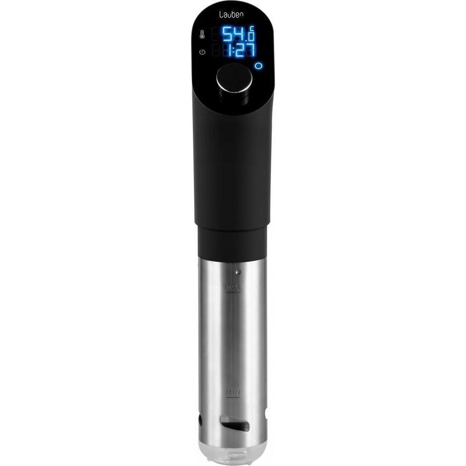 Lauben Vide Stick SV01, Dampfgarer + Reiskocher, Schwarz, Silber
