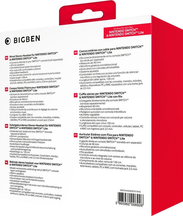 Image du produit Nacon Gaming BigBen (Filaire)