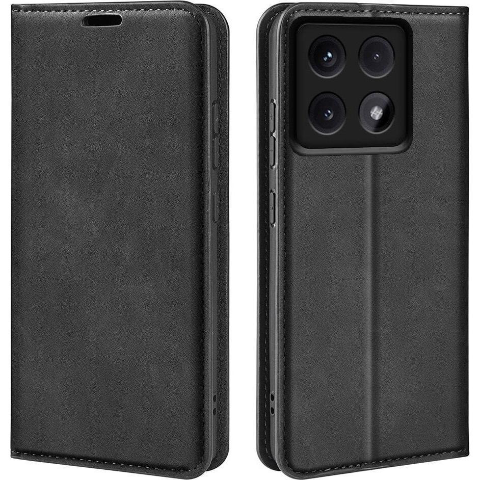 Cover-Discount Xiaomi 14T Pro - Stand Flip Case Hülle (Xiaomi 14T Pro), Smartphone Hülle, Schwarz