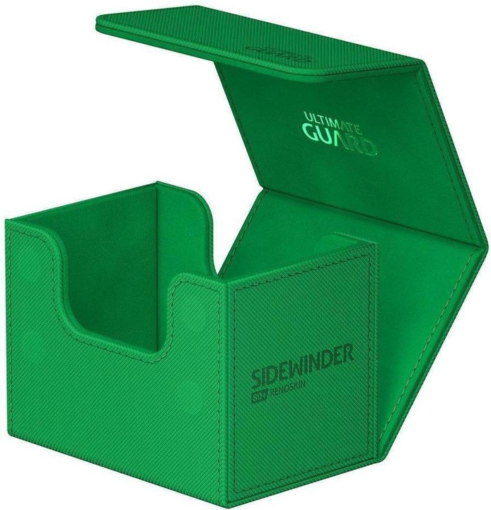 Ultimate Guard Card Box XenoSkin Sidewinder Monocolor 80+ Green