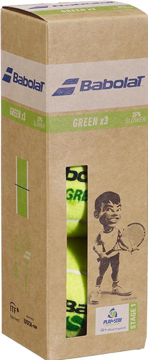 Actual product image Babolat Green X3
