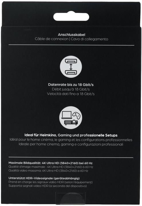 Image du produit Onit Kabel Premium HDMI - HDMI, 4K/60Hz, 1.5 m (1.50 m)
