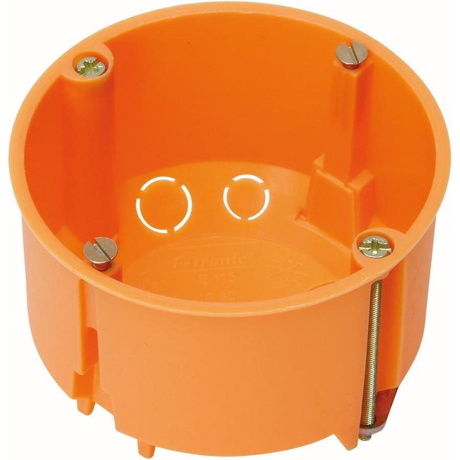 Kopp, Abzweigdose, Hohlwandschalterdose, Isolierstoff, Geräteschraubenabstand: 60mm, Dosentiefe: 47mm, Farbe: oran