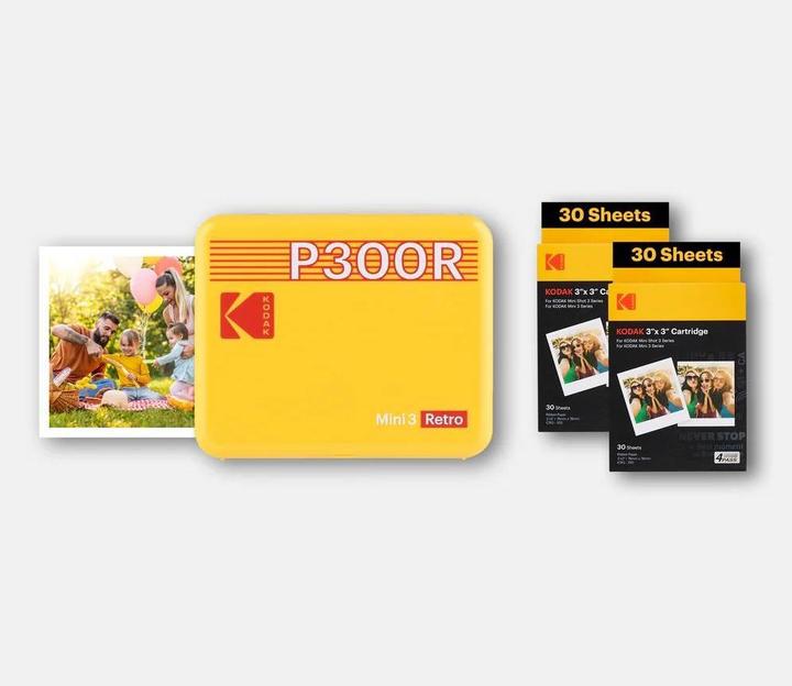 Actual product image Kodak Mini 3 Retro P300RY60 (Thermal printing, Colour)
