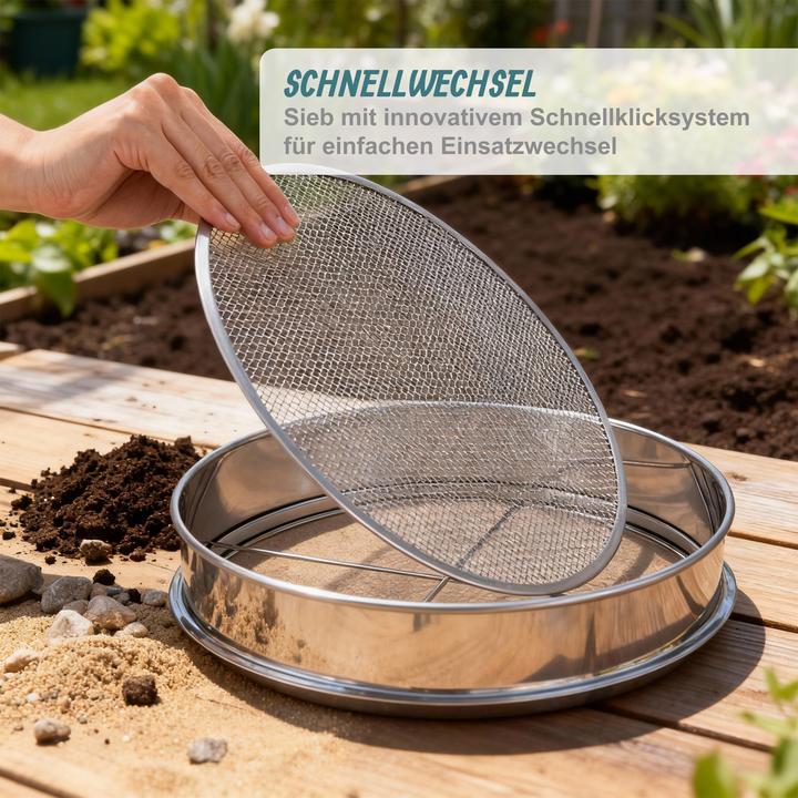 Actual product image Relaxdays soil sieve