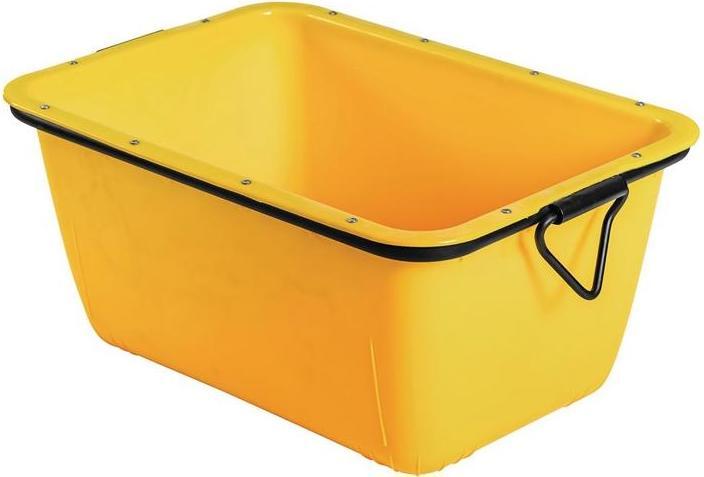 Image du produit HP Autozubehör Bac à mortier prêt à l'emploi 200 l jaune