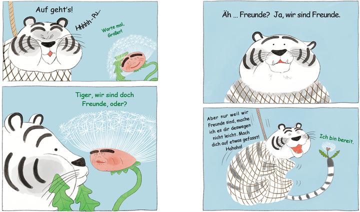 Produktbild Der Tiger und sein Löwenzahn (Deutsch, Gee Eun Lee, Ki-Hyang Lee, 2024)