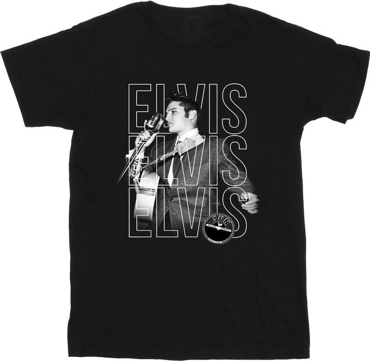 Immagine prodotto Elvis Triple Logo Portrait Maglietta Ragazzi (104)