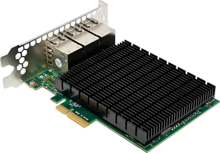 Actual product image InLine 6-fach Gigabit Netzwerkkarte (Mini PCI Express)