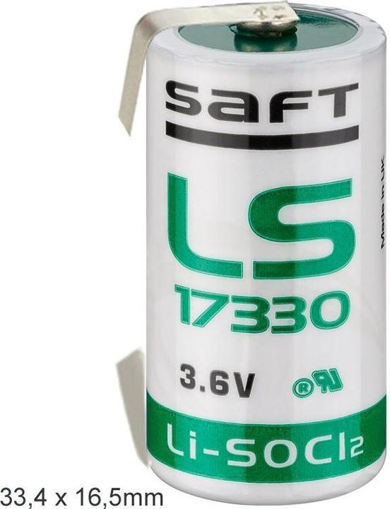Actual product image Saft Akku LS-17330 mit U-Lötfahne (1 pcs., AA, 2100 mAh)