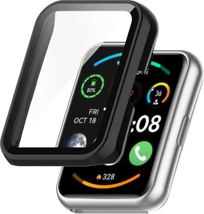Produktbild Cover-Discount OPPO Watch Free - Schutz Case mit Panzerglas schwarz
