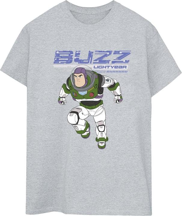 Actual product image Disney Womens/Ladies Lightyear Buzz Jump To Action Cotton Boyfriend T-Shirt (XXL)