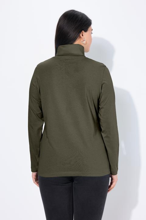 Produktbild Ulla Popken Shirt, Rollkragen, Slim, Langarm (62)