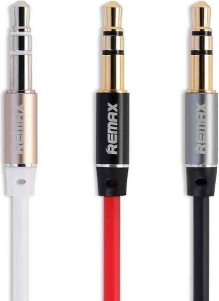Produktbild Remax JACK-JACK-KABEL 3,5 mm 1 m weiss (1 m, AUX Kabel)