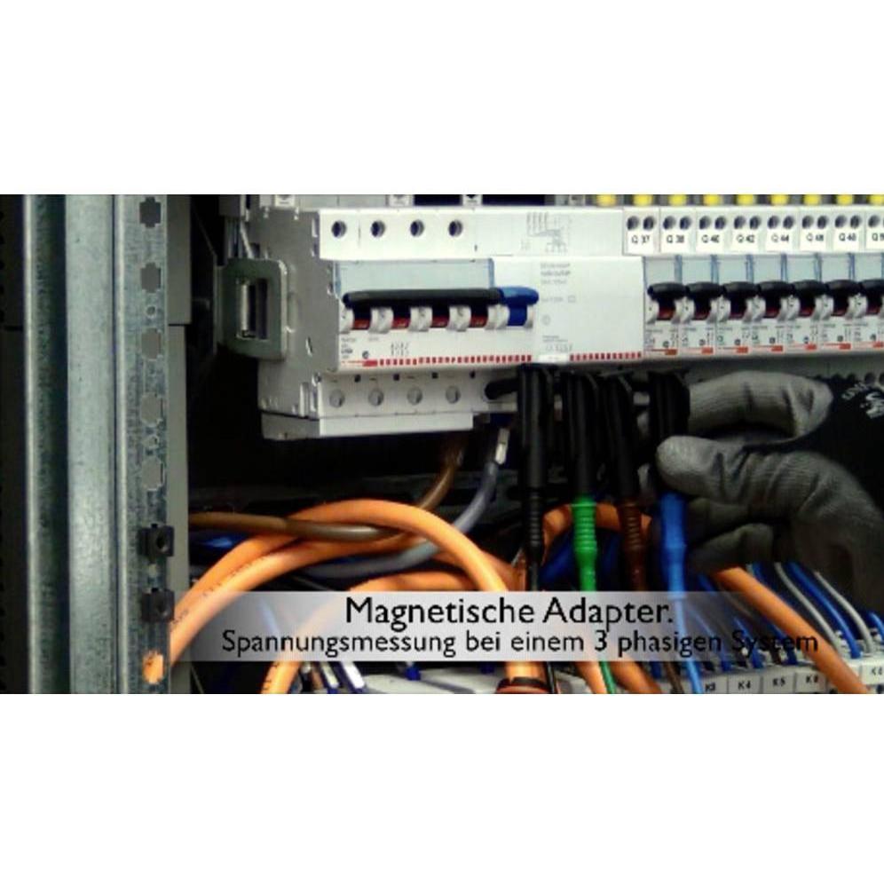 Thumbnail - HT Instruments Adapter Magnetadapter für komfortablen Spannungsabgriff bis 1000V, blau (Adapter), Messtechnik, Blau