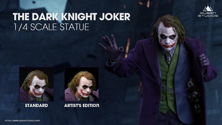 Produktbild Queen Studios The Dark Knight statuette 1/4 Heath Ledger Joker Regular Edition 52 cm