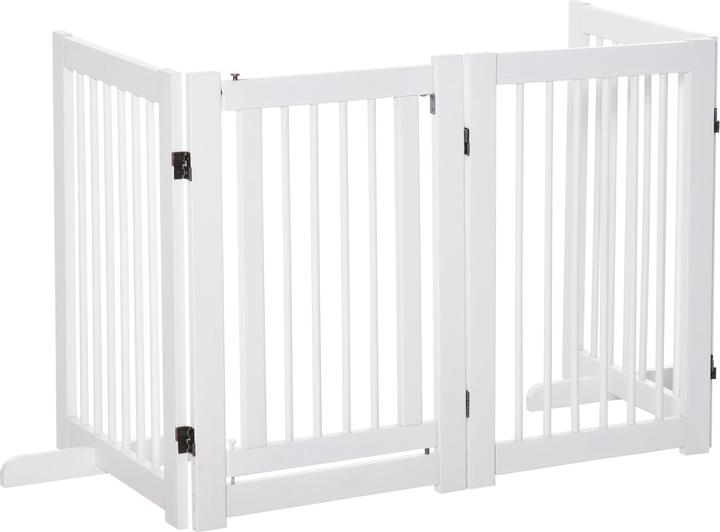 PawHut Barrière de sécurité de porte (51 - 204 cm)