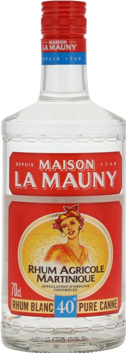 Image du produit La Mauny Rhum Blanc Agricole (1 x 70 cl)