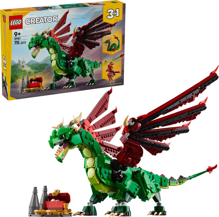 Produktbild LEGO Grüner Drache (31161, LEGO Creator Expert)