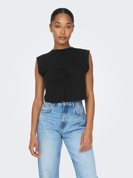 Actual product image Only Plain top without sleeves (S)