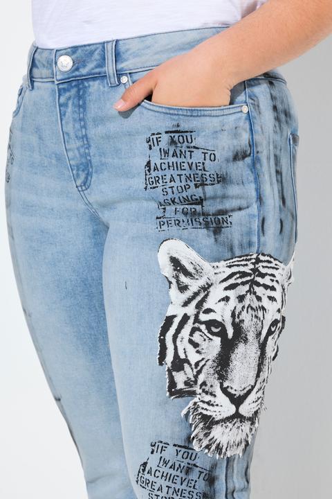 Immagine prodotto Angel of Style Slim-Jeans Emma, Stretchdenim, Leo-Applikation, 5-Pocket (60)