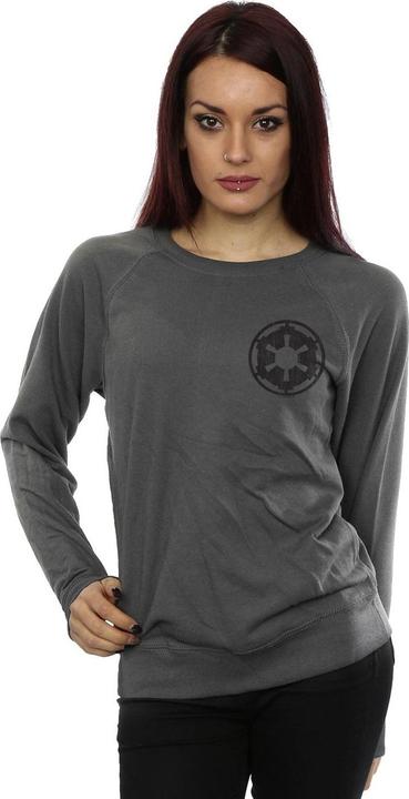 Produktbild Star Wars The Mandalorian Galactic Empire Insignia Breast Print Sweatshirt (L)
