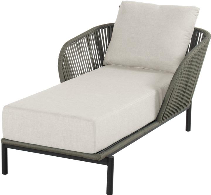 Hartman Arezzo Loungeliege Aluminium/Rope (163 cm)